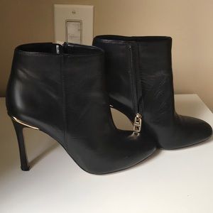 Coach black booties